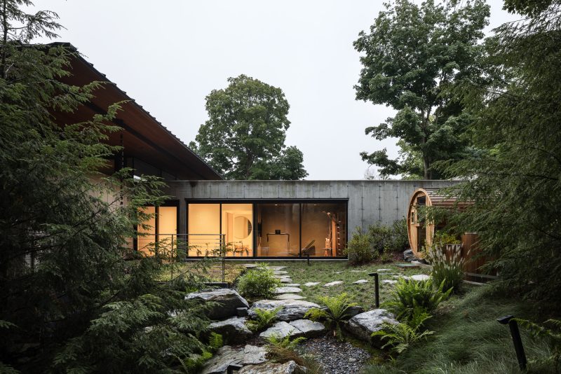 Architectural design of a custom built home in Silo Ridge, Amenia NY