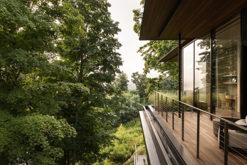 Architectural design of a custom built home in Silo Ridge, Amenia NY