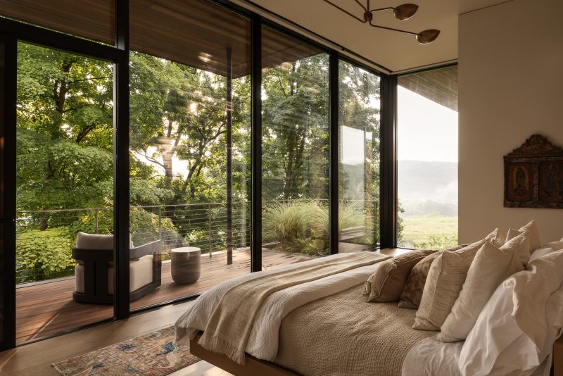 Architectural design of a custom built home in Silo Ridge, Amenia NY