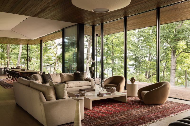 Architectural design of a custom built home in Silo Ridge, Amenia NY