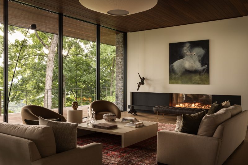 Architectural design of a custom built home in Silo Ridge, Amenia NY