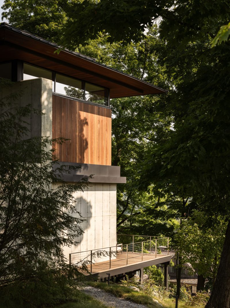 Architectural design of a custom built home in Silo Ridge, Amenia NY