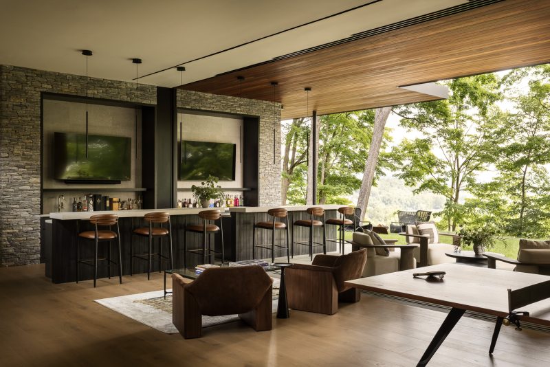 Architectural design of a custom built home in Silo Ridge, Amenia NY