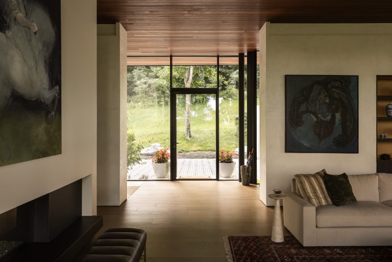 Architectural design of a custom built home in Silo Ridge, Amenia NY