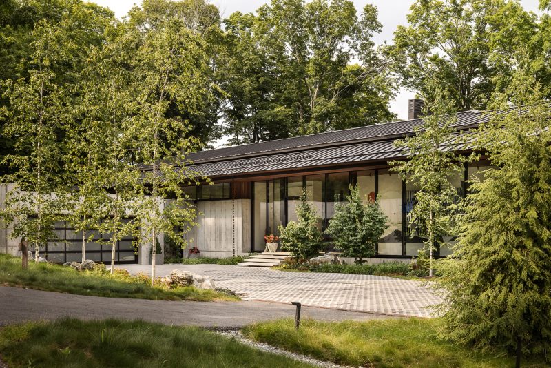 Architectural design of a custom built home in Silo Ridge, Amenia NY
