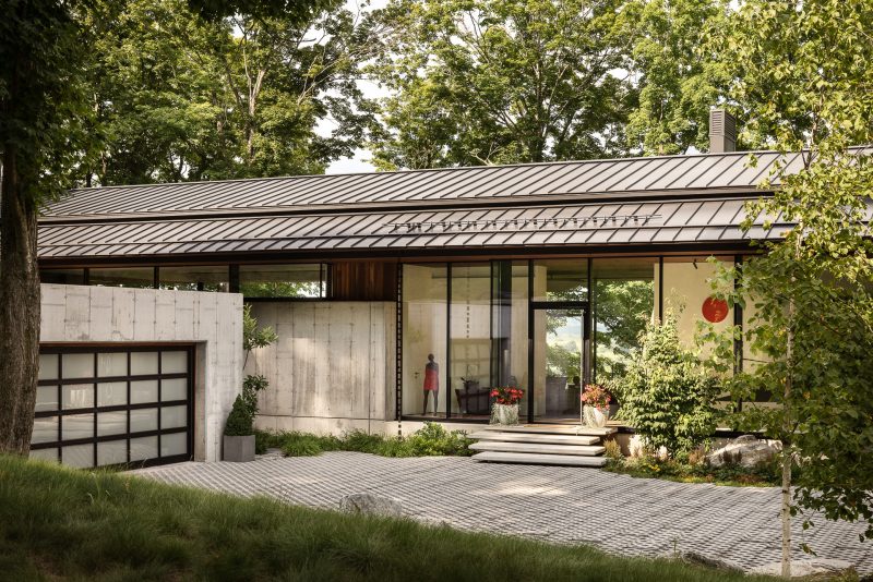Architectural design of a custom built home in Silo Ridge, Amenia NY