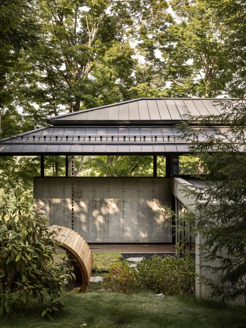 Architectural design of a custom built home in Silo Ridge, Amenia NY