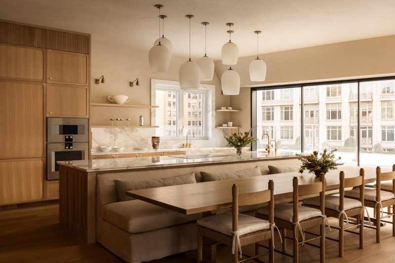 Upper West Side NYC penthouse kitchen interior design