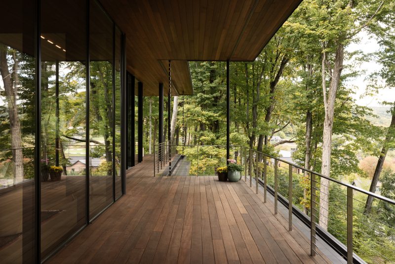 Architectural design of a custom built home in Silo Ridge, Amenia NY